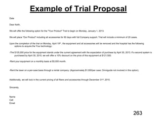 Example of Trial Proposal
263
 