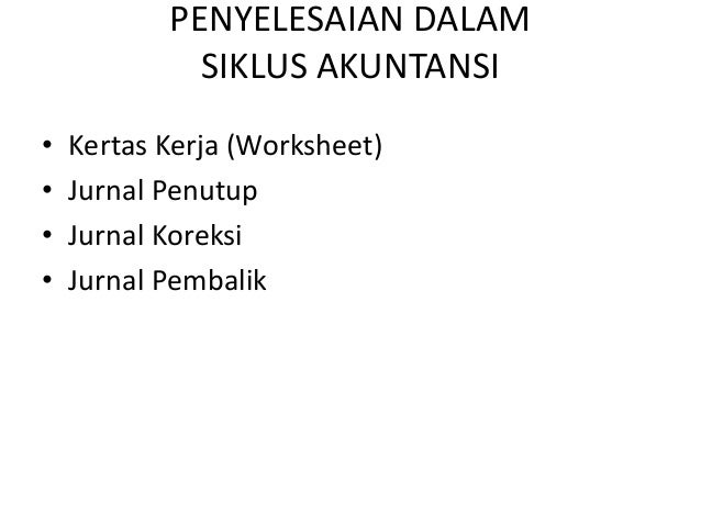 Materi dasar akuntansi
