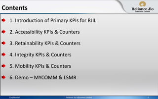 1.training lte ran kpi & counters rjil | PDF