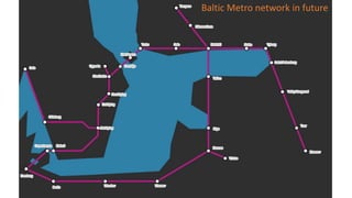 Baltic Metro network in future
 