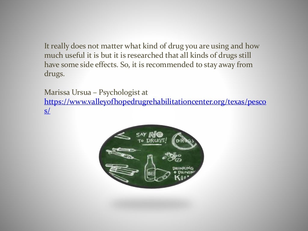 Disadvantages of Using Drug