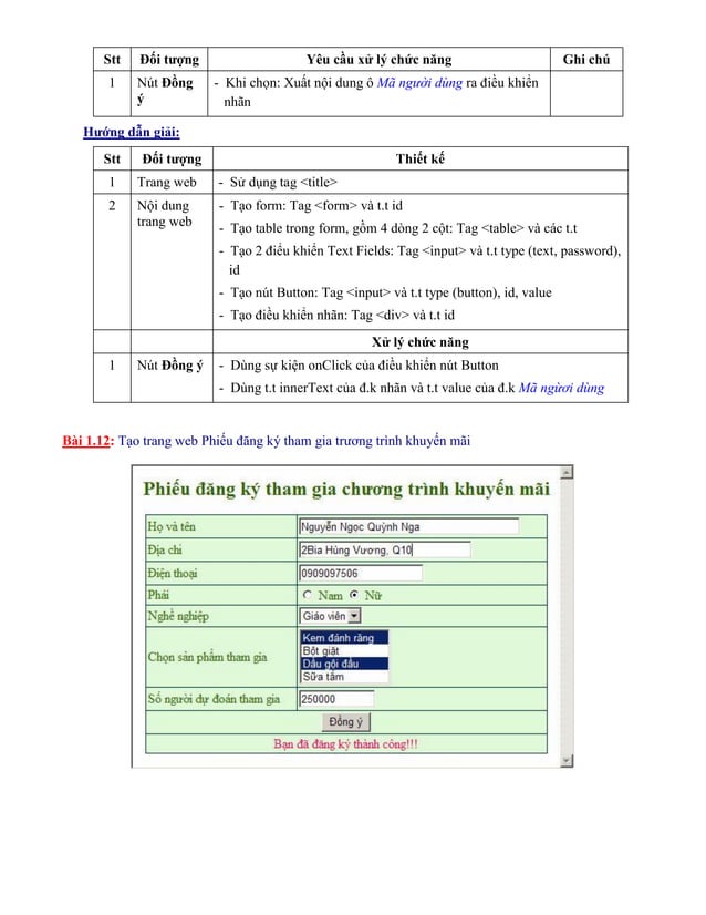 html/css exercise | PDF