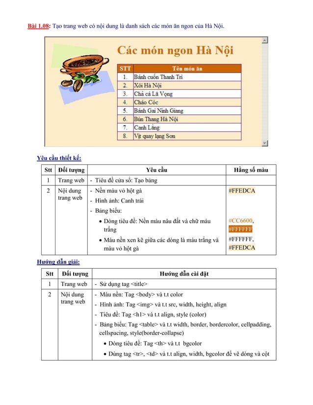 html/css exercise | PDF