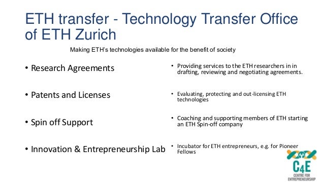 Technology Transfer offices in Europe Technology Transfer
