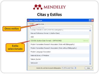 Estilo
seleccionado
Otros estilos
Citas y Estilos
 