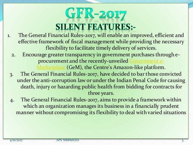 GFR-17,AT A Glance