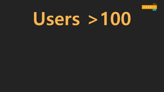 Users >100
 