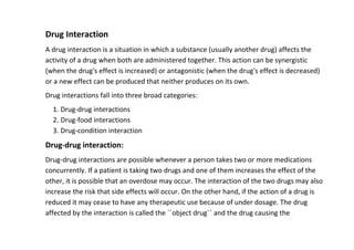 Intoduction to Pharmacology
