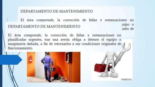 1.3 funciones y responsabilidades del departamento de mantenimiento