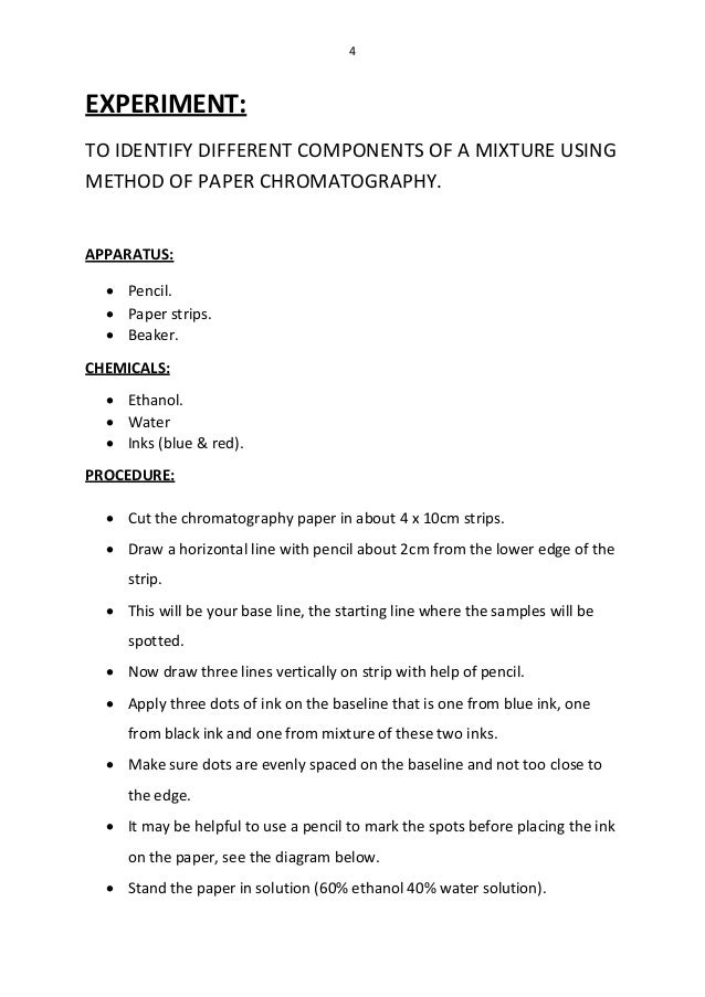 Paper Chromatography Paper Chromatography