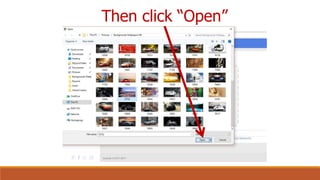 Then click “Open”
 