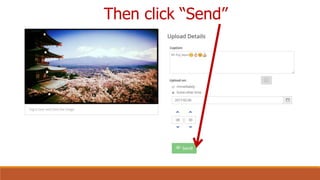 Then click “Send”
 