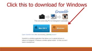 Click this to download for Windows
 