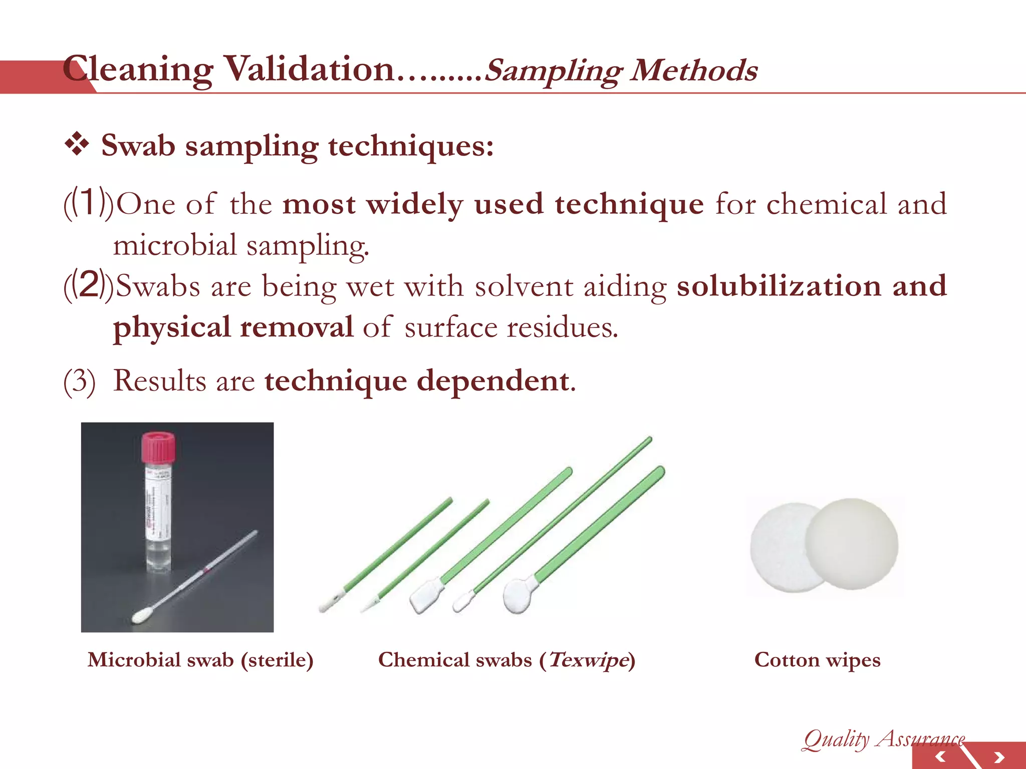 1. cleaning validation basic concept | PDF