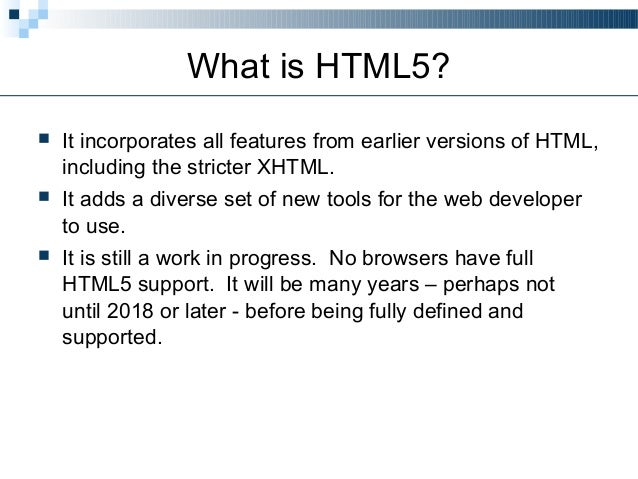 HTML5 Reference