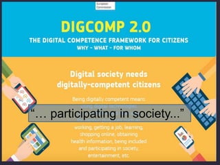 “… participating in society...”
 