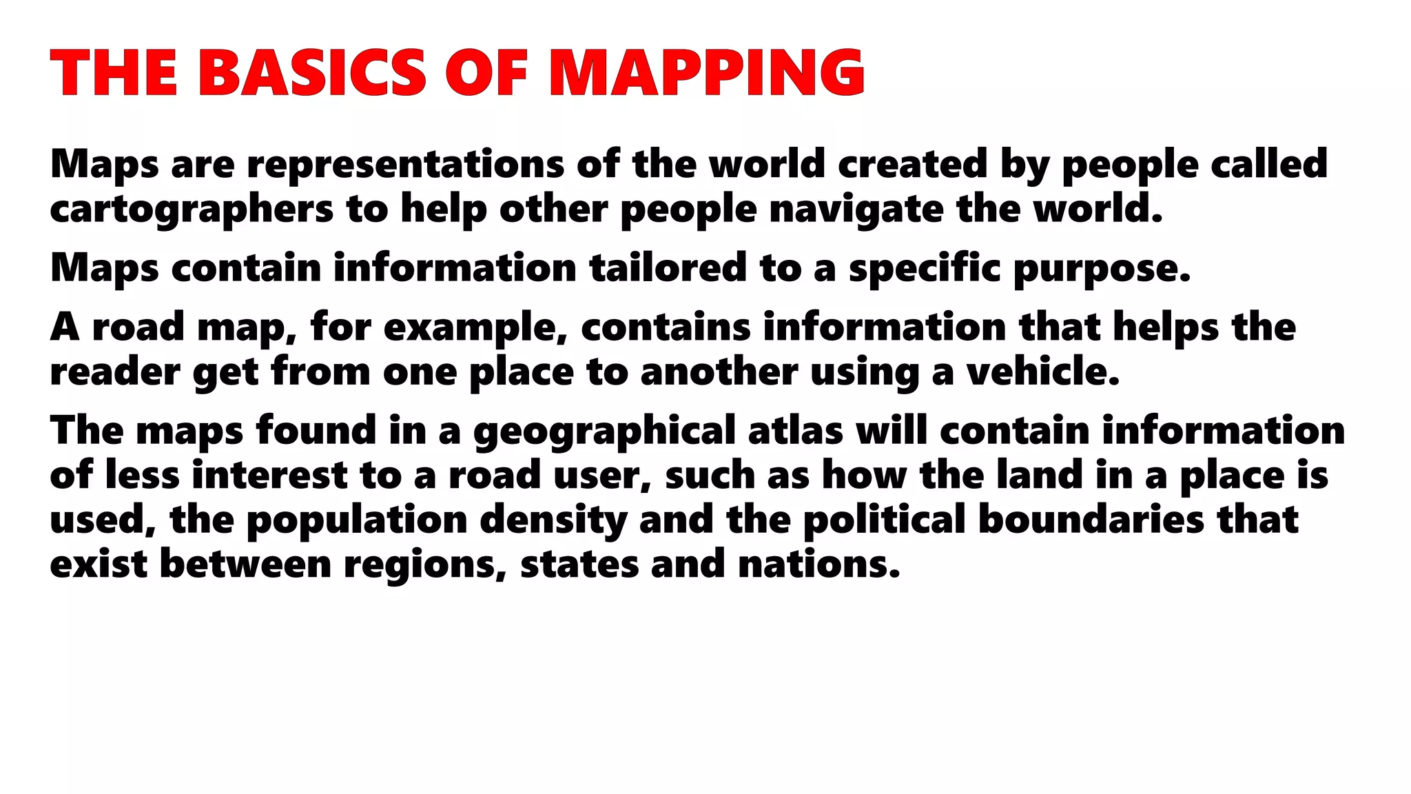 GEOGRAPHY IGCSE: MAP SKILLS | PPTX