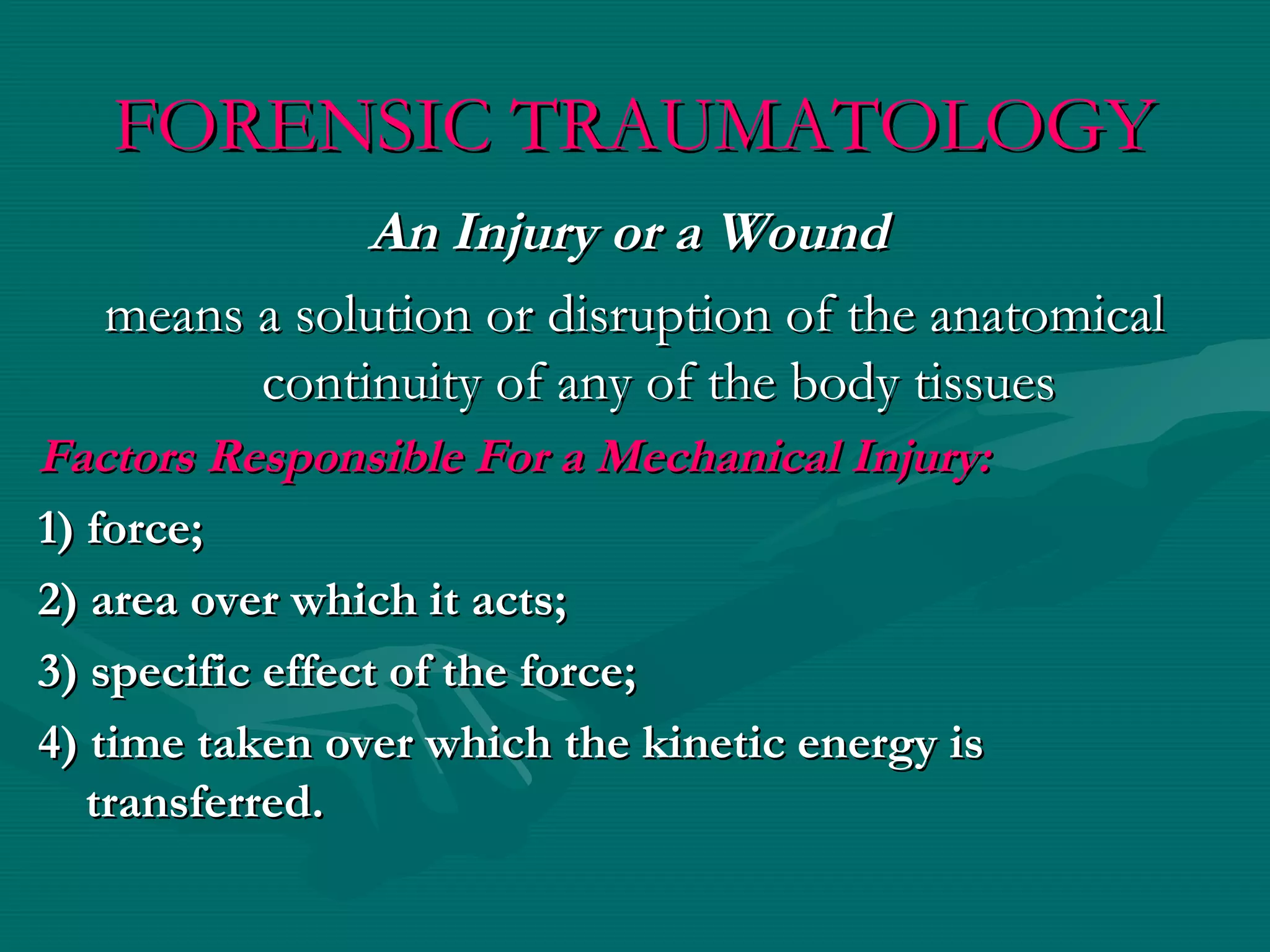 Bases of Forensic medical traumatology. Blunt objects | PPT