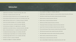 Görevler
 Sağlık Bilimleri Enstitü Müdürü, Z. Karaelmas Üniversitesi, 1999 – 2003
 Senato Üyesi, Z. Karaelmas Üniversitesi, 1999 – 2003
 Deney Hayvanları Araştırma Ünitesi Kurucusu, Z.K.Ü. Tıp Fakültesi, 1999 – 2003
 Deney Hayvanları Ünitesi Yürütme Kurulu Üyesi, Z.K.Ü. Tıp Fakültesi, 1999 – 2003
 Sağlık Yüksek Okulu Yönetim Kurulu Ü., Z. Karaelmas Üniversitesi, 1999-2006
 Genel Cerrahi Anabilim Dalı Başkanı, Z.K.Ü. Tıp Fakültesi, 1999-2006
 Hastane Yönetim Kurulu Üyesi, Z. Karaelmas Üniversitesi, 2000-2004
 GC Klinik Nütrisyon AD Başkanı, Z.K.Ü. Sağlık Bilimleri Ens., 2003-2006
 Sağlık Bilimleri Enstitü Müdür Yardımcısı, Z. Karaelmas Üniversitesi, 2004-2006
 Eğitim ve Yönetmelik Komisyonu Ü., Z. Karaelmas Üniversitesi, 2004-2006
 Tıp Fakültesi Web Kulüp Sorumluluğu, Z.K.Ü. Tıp Fakültesi, 2000-2006
 Tıp Fakültesi Dergisi Yazı İşleri Müdürü, Z.K.Ü. Tıp Fakültesi, 2004-2006
 Tıp Fakültesi Dergisi Editör Yardımcısı, Z.K.Ü. Tıp Fakültesi, 2004-2006
 Klinik Şefi, S.B. Taksim E.A. Hastanesi, 2006-2008
 Klinik Şefi, S.B. Bağcılar E.A. Hastanesi, 2008-2010
 Kurucu Başhekim, S.B. Bağcılar E. A. Hastanesi, 2006-2010
 İSUZEM Müdür, Uzaktan Eğitim Uygulama ve Araştırma Merkezi, İstanbul Üniversitesi, 2010-Halen
 SAM Müdür, Stratejik Araştırmalar Merkezi, İstanbul Üniversitesi, 2010-Halen
 Rektör Danışmanı, İstanbul Üniversitesi, 2010-2010
 Rektör Yardımcısı, İstanbul Üniversitesi, 2010-2012
 DSİM Harcama Yetkilisi, İstanbul Üniversitesi, 2010-2012
 İÜ Hastaneleri Yönetim Kurulu Başkanı, İstanbul Üniversitesi, 2010-2012
 Sosyal Tesisler Yürütme Kurulu Başkanı, İstanbul Üniversitesi, 2010-2011
 İÜ Kurumsal Otomasyon Projesi Yürütücüsü, İstanbul Üniversitesi, 2010-2012
 YÖK Performans Komisyonu Üyesi, İstanbul Üniversitesi, 2010-2012
 YÖK Uzaktan Eğitim Komisyonu Üyesi, İstanbul Üniversitesi, 2010-Halen
 Rektör Yardımcısı, İstanbul Üniversitesi, 2010-2012
 Rektör Danışmanı, İstanbul Üniversitesi, 2012-2015
 Açık ve Uzaktan Öğretim Fakültesi Dekanı, İstanbul Üniversitesi, 2013- 2016
 