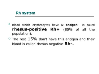 Physiology of Blood | PPT