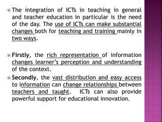 Role of ICT in Higher Education | PPTX
