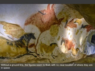 Without a ground line, the figures seem to float, with no clear location of where they are
in space
 