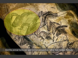 And the animal horns are seen in true perspective, rather than twisted frontally
 