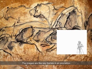 The images are like key frames in an animation
 
