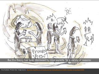 Tony Husband, “Private View,” Image source: http://www.megalithic.co.uk/modules.php?op=modload&name=a312&file=index&do=showpic&pid=80569
But this theory has been dismissed by most experts, for a variety of reasons:
 