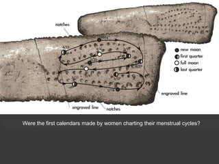 Were the first calendars made by women charting their menstrual cycles?
 