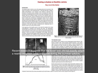 Recent research suggests that the tower was placed exactly where
a nearby mountain casts a shadow during the summer solstice.
 