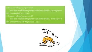 2) ลักษณะตารางข้อมูลตัวแปรชุดแบบ 2 มิติ
ตัวอย่างคาสั่ง จองพื้นที่เก็บข้อมูลเลขจานวนเต็ม ให้ตัวแปรชุดชื่อ a ตารางข้อมูลขนาด
พื้นที่ 2 แถว 4 คอลัมน์ int a [ 2] [ 4 ] ;
3) ลักษณะตารางข้อมูลตัวแปรชุดแบบ 3 มิติ
ตัวอย่างคาสั่ง จองพื้นที่เก็บข้อมูลเลขจานวนเต็ม ให้ตัวแปรชุดชื่อ a ตารางข้อมูลขนาด
พื้นที่ 2 แถว 2 คอลัมน์ 2 ตารางข้อมูล int a [ 2] [ 2] [ 2] ;
 