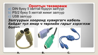лекц 1 компьютерийн бүтэц зохион байгуулалт | PPT