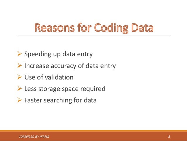 1.04 coding of data