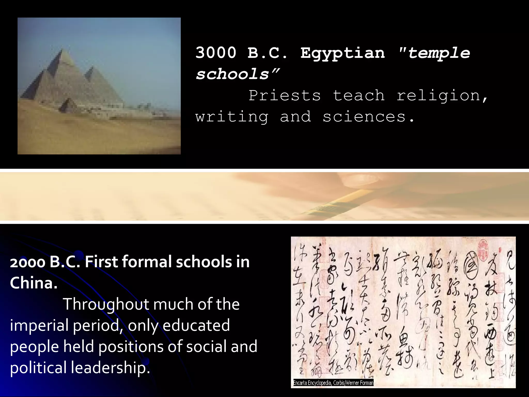 1. timeline of education | PPT | Primary Education | Education
