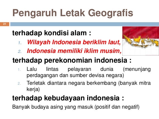 1. keadaan alam indonesia