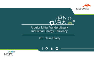 Arcelor Mittal Vanderbijlpark
Industrial Energy Efficiency
IEE Case Study
 
