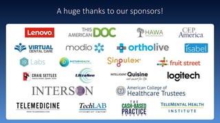 A huge thanks to our sponsors!
 