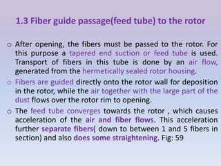 ROTOR SPINNING PROCESS | PPTX