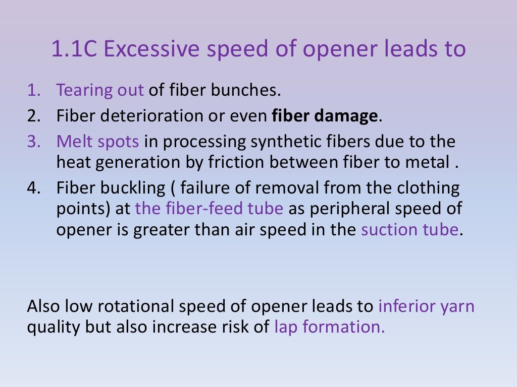 ROTOR SPINNING PROCESS