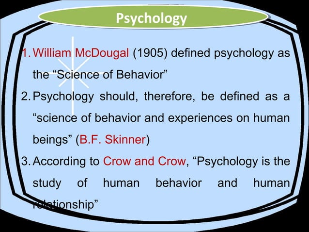 Nature & function of education psychology | PPT