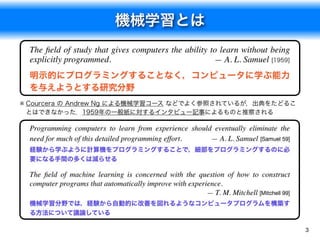 機械学習研究でのPythonの利用