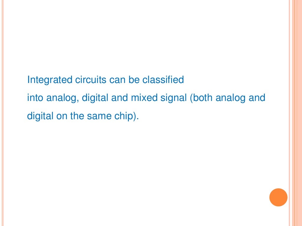 ppt on IC [Integrated Circuit]