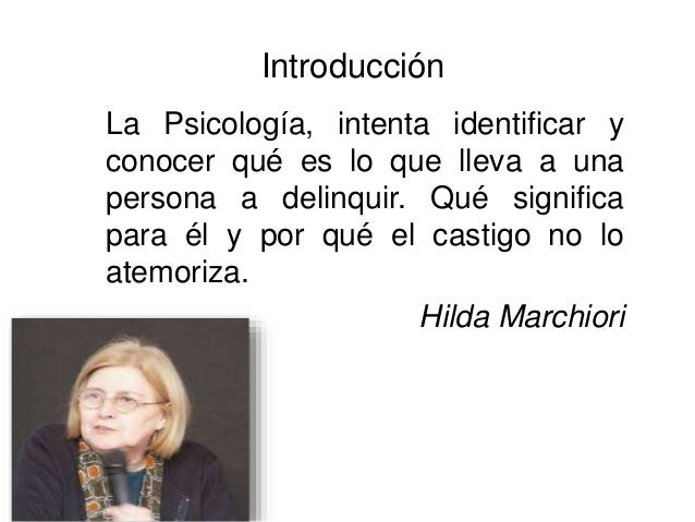 1. Características de Personalidad del Delincuente