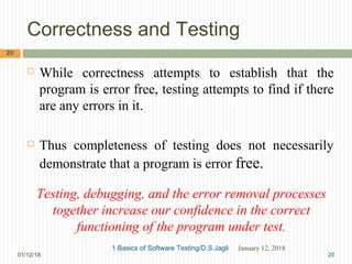1.basics of software testing | PPT