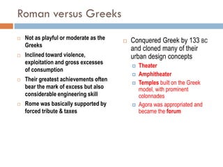 1.2 town planning greek and roman culture