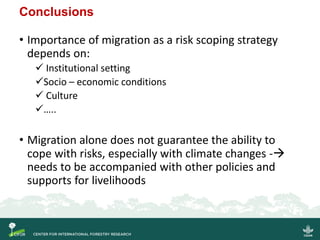 Importance of migration as local risk scoping strategy in response to climate change in vietnam
