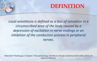 Local Anesthesia in Oral and Maxillofacial Surgery | PPTX