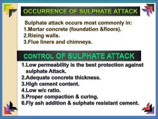 1.sulphate attack on concrete