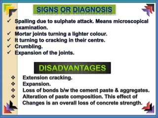 1.sulphate attack on concrete